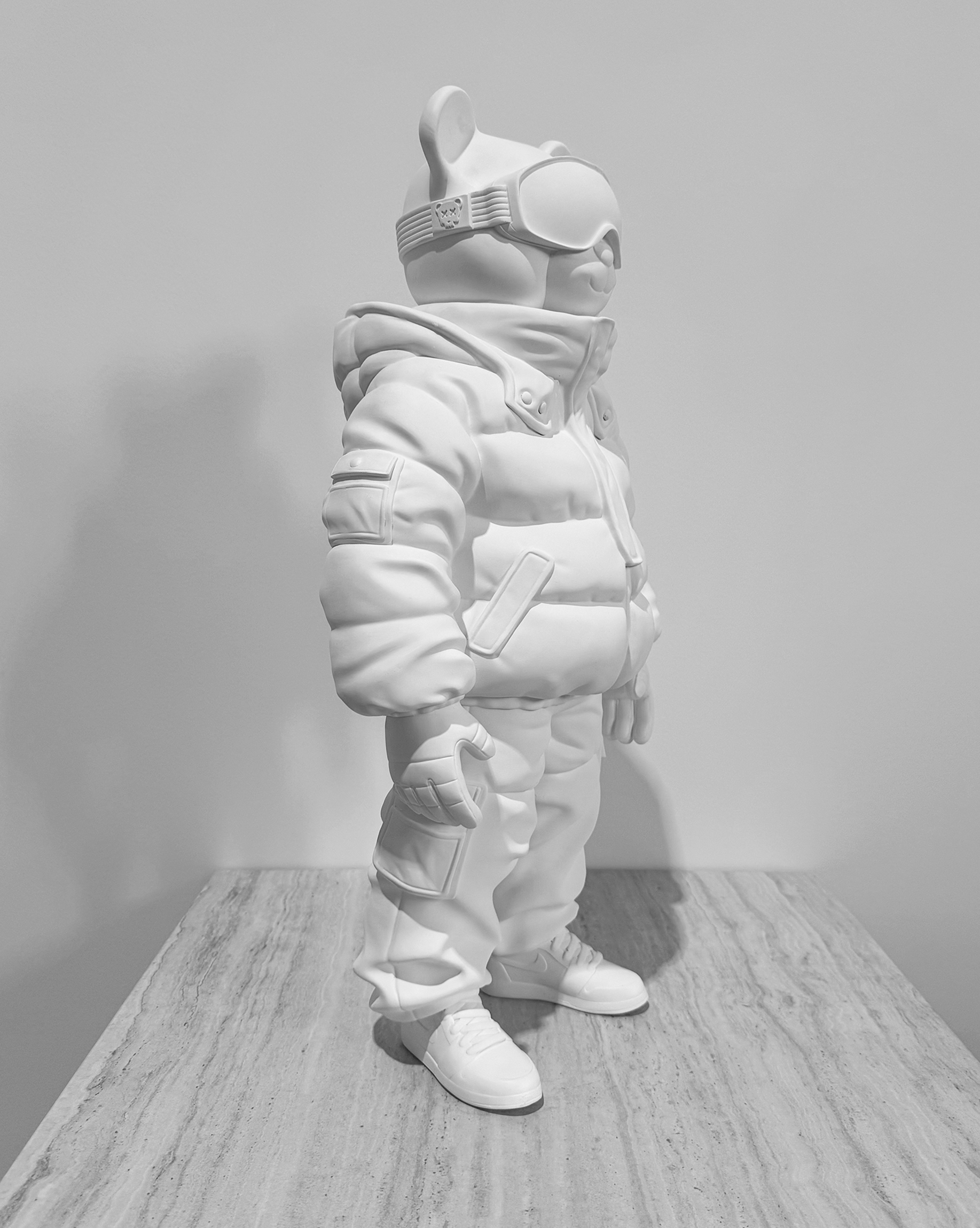 White Astrobear Sculpture, 60cm