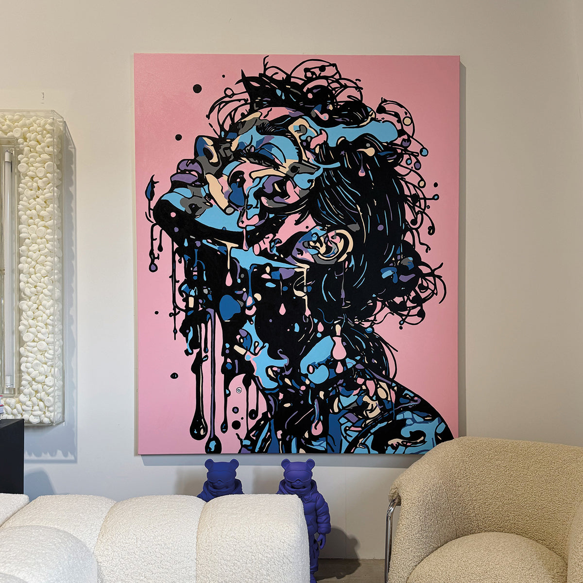 Melting Minds, 2025 - Acrylic painting, 170x210cm