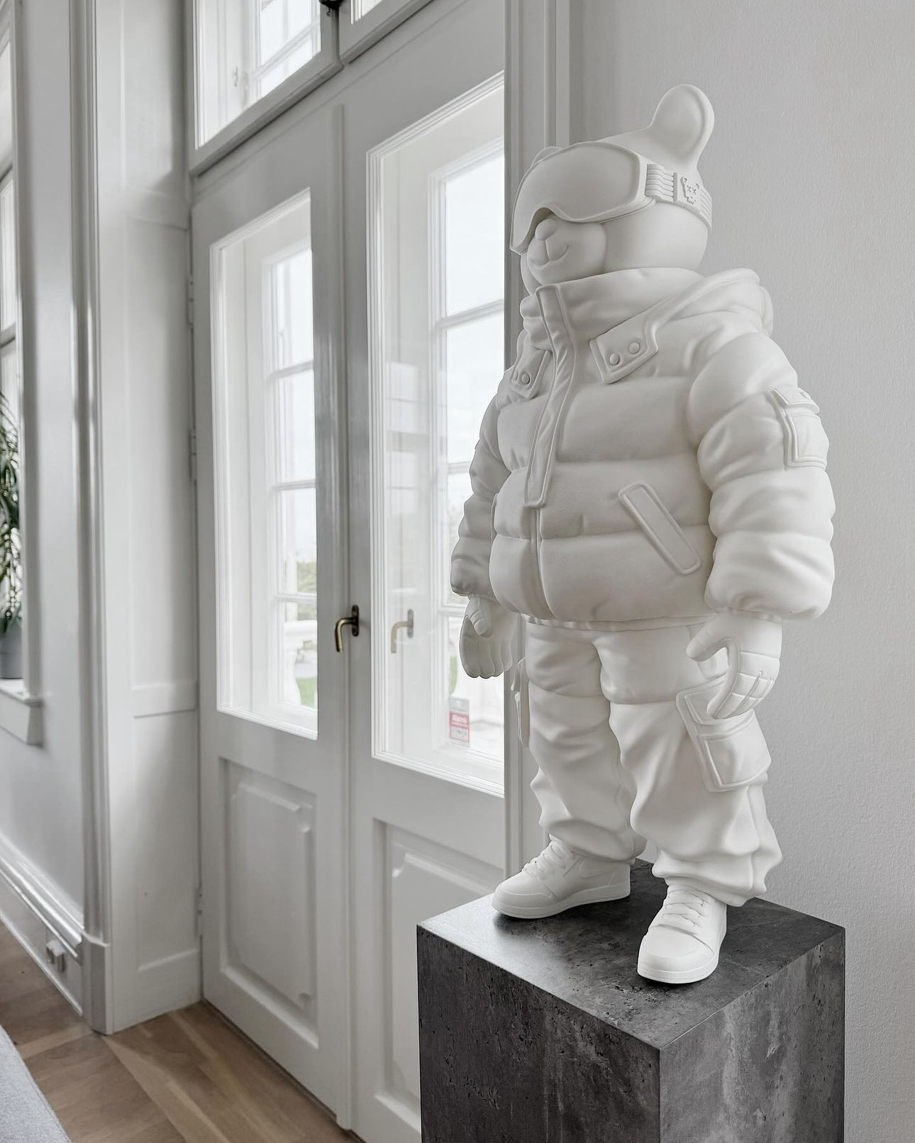 White Astrobear Sculpture, 60cm