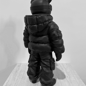 Black Astrobear Sculpture, 60cm