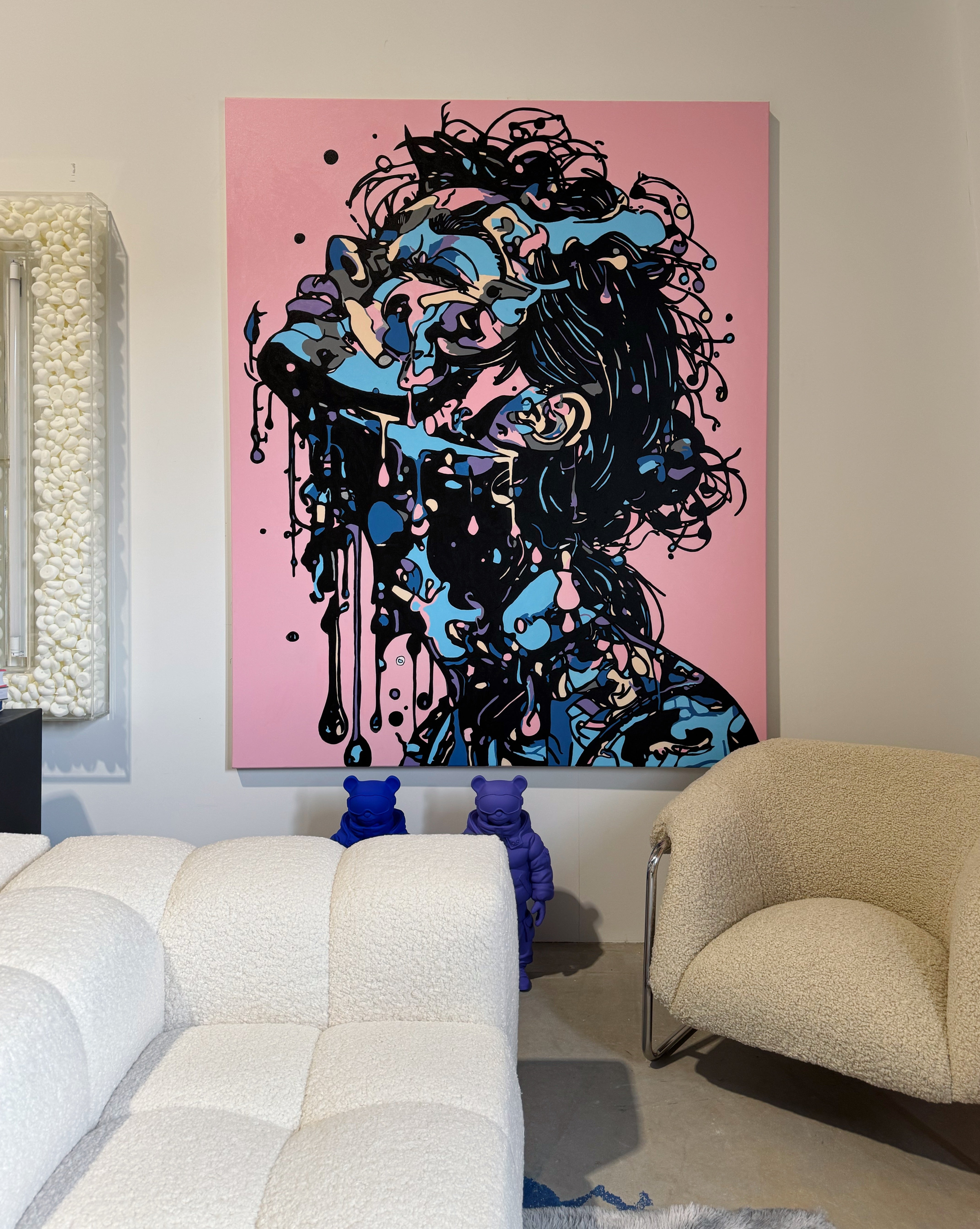 Melting Minds, 2025 - Acrylic painting, 170x210cm
