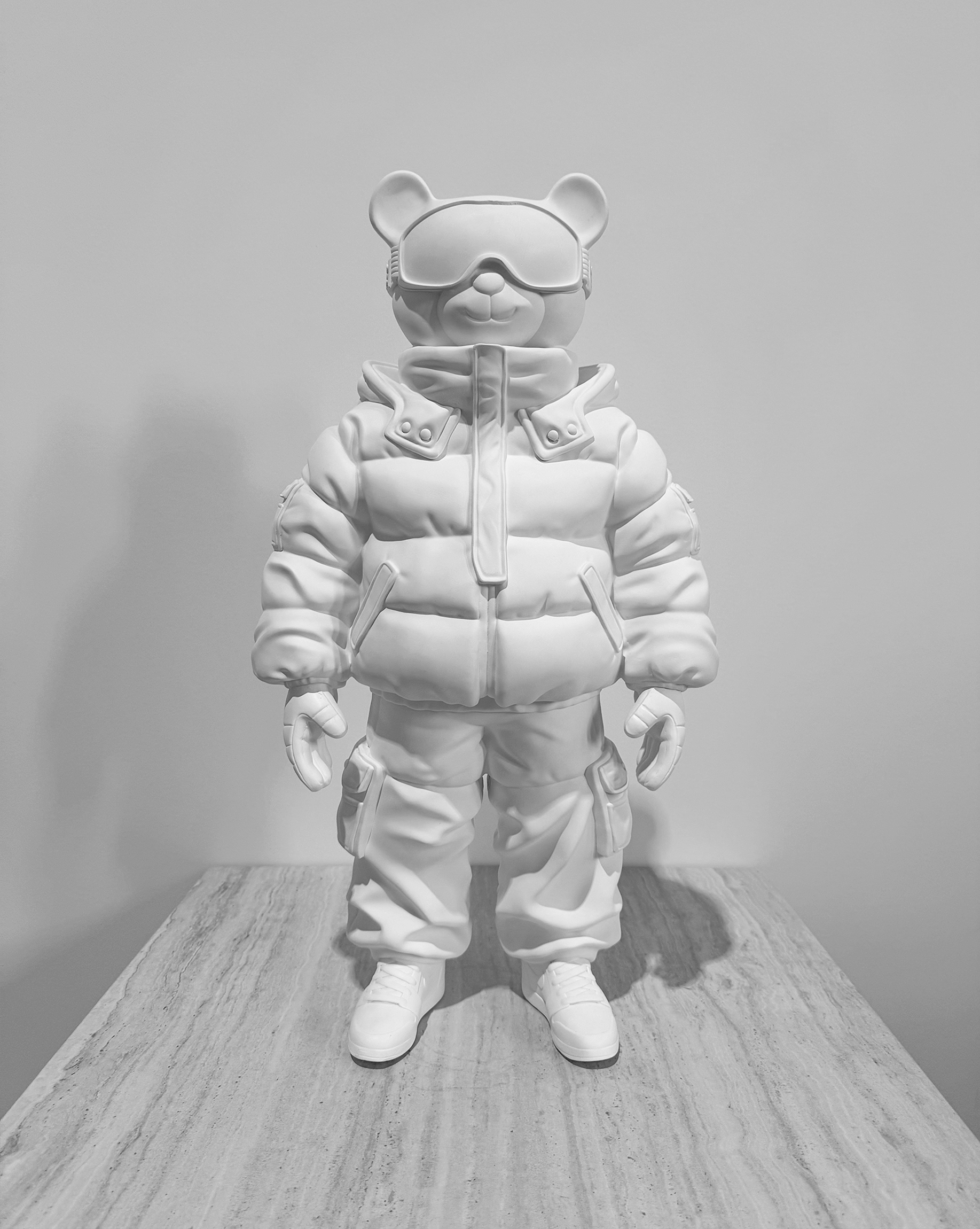 White Astrobear Sculpture, 60cm
