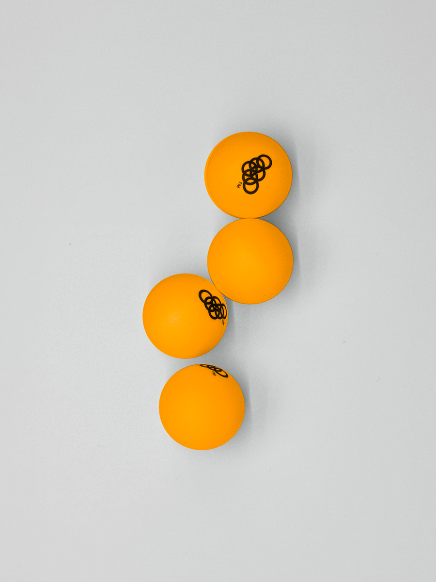 KINGPONG™ Neon Orange 4-pack