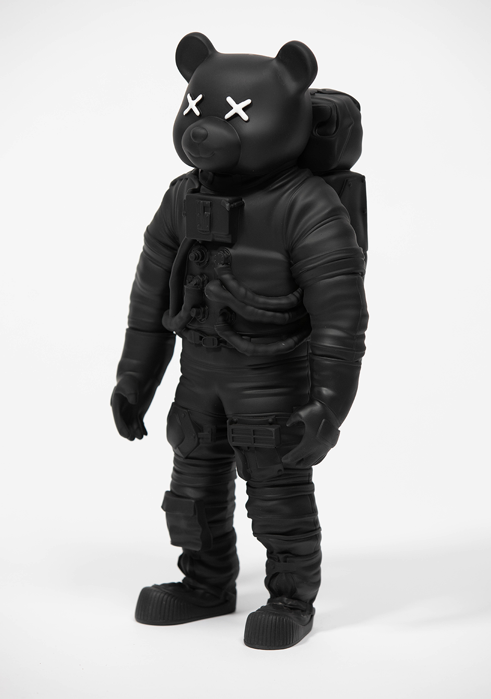 Black Astrobear Sculpture, 40cm