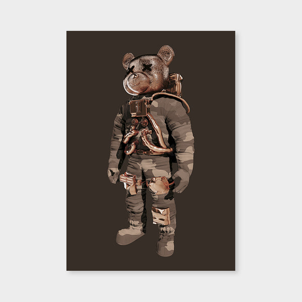 Astrobear Brown Army Mirrored