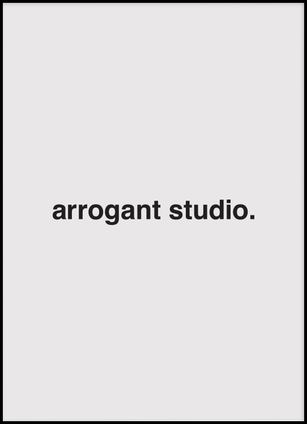 Black alu frame