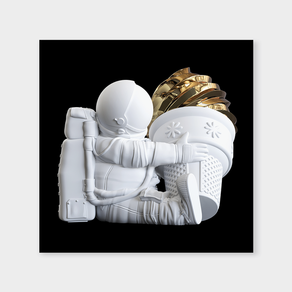 Fat Astronaut 90B Whitegold