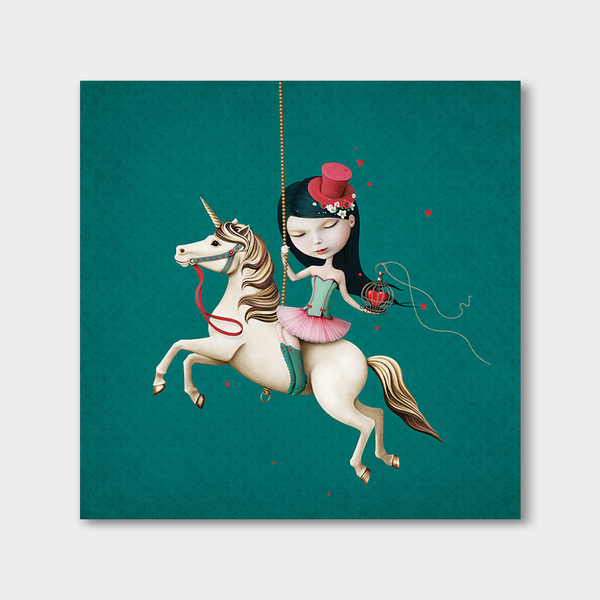 Girl on a Unicorn