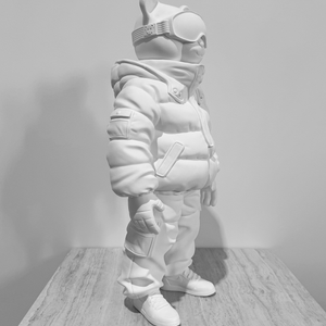 White Astrobear Sculpture, 60cm