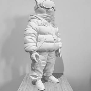 White Astrobear Sculpture, 100cm