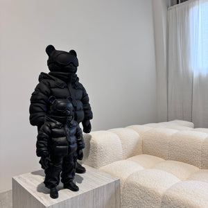 Black Astrobear Sculpture, 60cm