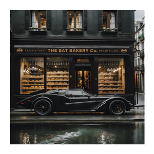 Batman's Bakery (White border)