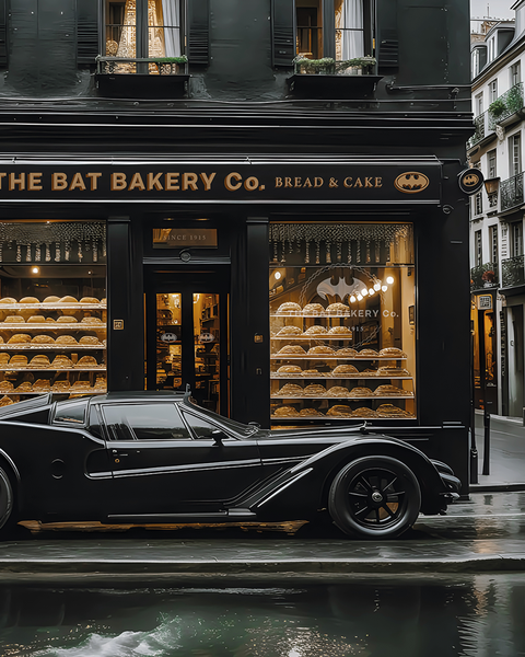 Batman's Bakery (White border)