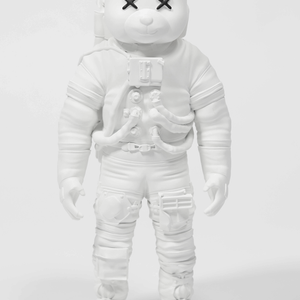 White Astrobear Sculpture, 40cm