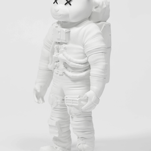 White Astrobear Sculpture, 40cm