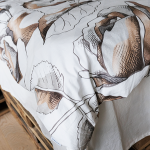 Golden Flowers duvet