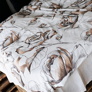 Golden Flowers duvet