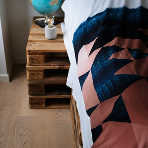 Triangle Watercolor duvet