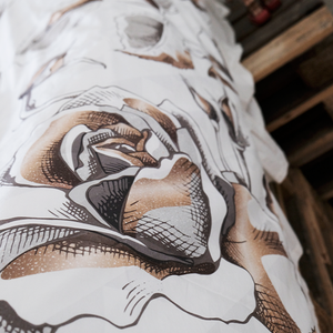 Golden Flowers duvet