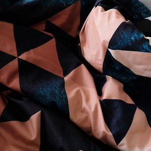 Triangle Watercolor duvet