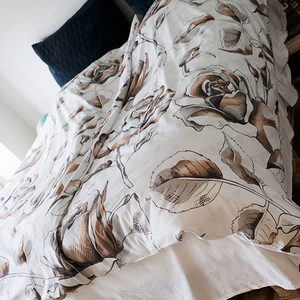 Golden Flowers duvet