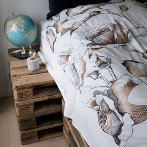 Golden Flowers duvet