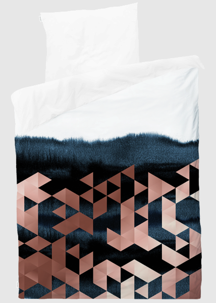 Triangle Watercolor duvet